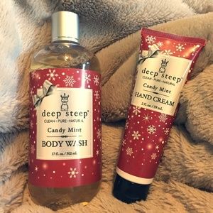 Deep Steep - Candy Mint body wash and hand cream